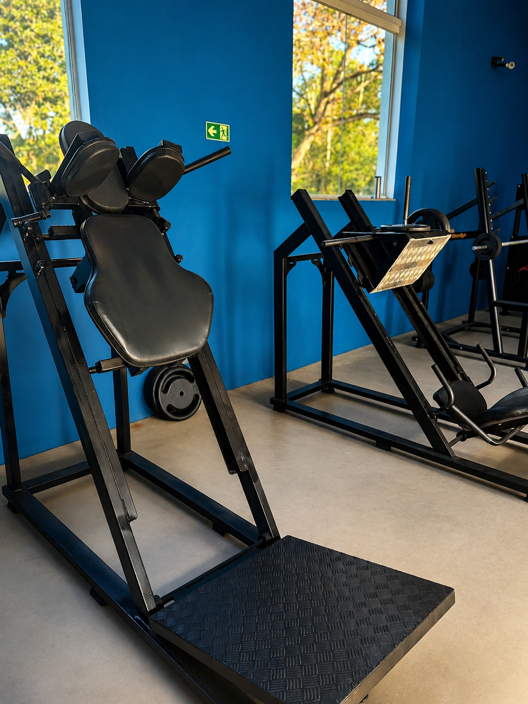 Equipamentos da area de musculacao do Hospital Atrios