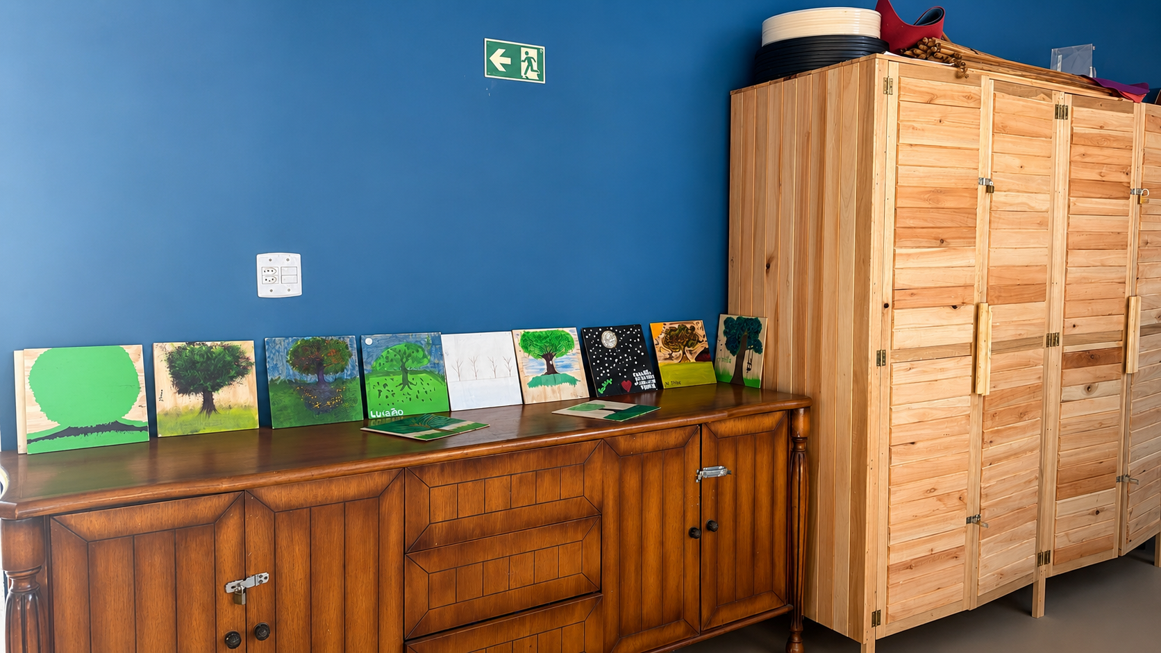 Sala de arteterapia do Hospital Atrios